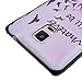Seedan Disappearance of Dandelion Purple Painting Case for Samsung Galaxy Note 4 Protective Hard Slim Design Cover Skin Super Light