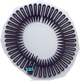 Flexible Comb spider comb Round Goes All Way Around Head comb, navy blue-24