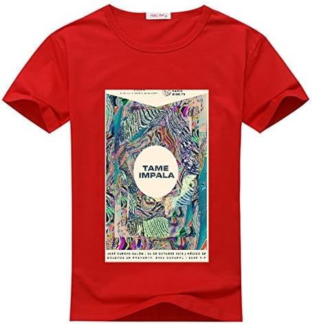 Vicky Center Mens T-Shirts Tame Impala X-Large Red