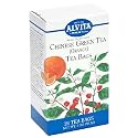 Alvita Tea Bags, Chinese Green Tea Orange, 24 tea bags (Pack of 3)