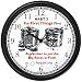 Habit 3 - Big Rocks Go First (English Text) - Wall Clock from THE 7 HABITS - CLOCK COLLECTION by WatchBuddy Timepieces (Black Frame)