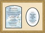 Sympathy Gift - Remembrance Photo Frame - Male - 10 X 13