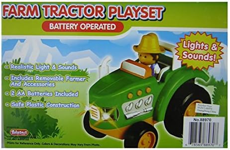 Musical Farm Tractor Playset by Polyfect Toys