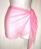 Stretch Mesh Pareo in 3 Lengths - Solids