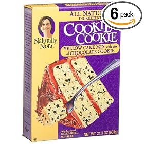 Naturally Nora Cookie Cookie Cake Mix, 21.3-Ounce Boxes (Pack of 6)