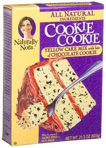 Naturally Nora Cookie Cookie Cake Mix, 21.3-Ounce Boxes (Pack of 6) by Naturally Nora