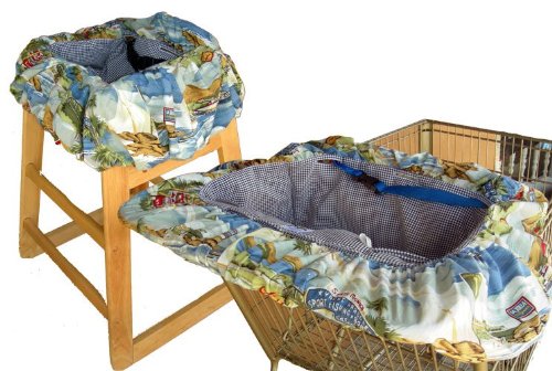 Picture of Cozy Patricia Ann Designs California Dreamin Shopping Cart / High Chair Cover B004QK48HG (Baby Shopping Cart Covers)