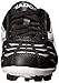 Diadora Capitano MD JR Soccer Shoe (Little Kid/Big Kid), Black/White/Silver, 10 M US Little Kid