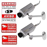 VideoSecu 2 Outdoor Indoor Fake Dummy Simulated Security CCTV Box Cameras w ....