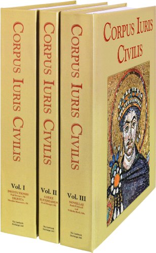 corpus iuris civilis latin edition