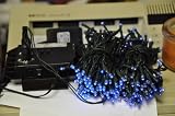 Blue Solar LED Lights