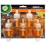 Air Wick Scented Oil 5 Refills, Hawaii Exotic Papaya/Hibiscus Flower, 1.13 Pound