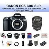 Canon EOS 60D Body SLR Digital Camera + Canon EF 28-135mm f/3.5-5.6 IS USM  ....