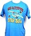 Star Trek USS Enterprise 1970s Animated TV Series Men's Blue Vintage T-shirt by Junk Food Clothing