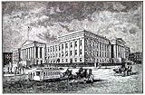Washington Patent Office by Kilburn. Art Print Poster 18 inches width by 14 inches height. Highest Quality Art Poster Print