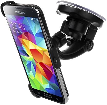 Samsung Galaxy S5 Car Mount, Iwotou Windshield Dashboard Air Suction Car Mount Holder Dock for Samsung Galaxy S5 G900