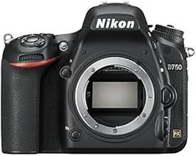 Nikon D750 - C&aacute;mara r&eacute;flex digital de 24.3 Mp (pantalla 3.2", v&iacute;deo Full HD), color negro - Solo cuerpo