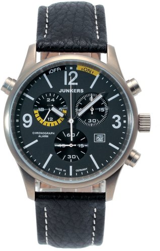Junkers G-38 Alarm, Chronograph Titanium Watch 6296-5 Junkers G-38 Alarm, Chronograph Titanium Watch 6296-5
