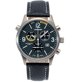 Junkers  G-38  Alarm, Chronograph Titanium Watch 6296-5