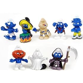  8-Piece Halloween Smurfs Set: Schleich