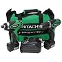Hitachi KC10DFL 12V Lithium-Ion Micro Driver Drill - Twin Pack