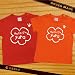 お名前入りグッズ 【キッズTシャツ2枚セット（半袖）】 CRAYON-フラワー
