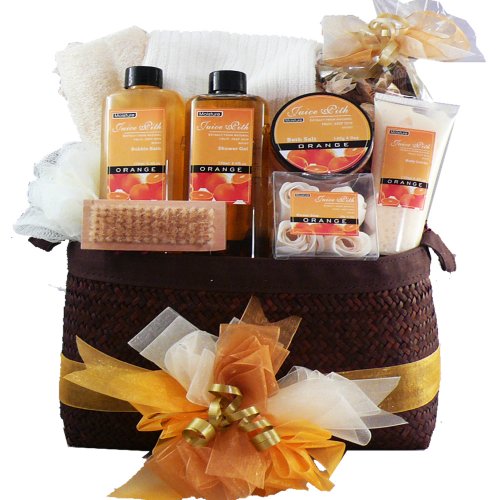 Citrus Splash Invigorating Spa Bath and Body Gift Set - Gift Basket