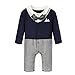 Baby Boy Romper 1pcs Toddler Outfit Clothing Set Tuxedo Jumpsuit & Bowtie Pants