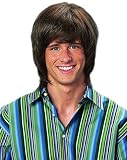 Shag Mans (1970s) Brown Wig Costume Accessory
