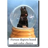 Bouvier des Flandres (Grey) Musical Snow Globe
