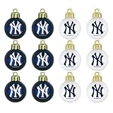 MLB New York Yankees Mini Ornament 12-Pack