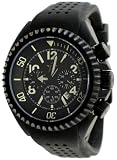 Rogue Warrior Avenger Black Silicone Rubber Band 200M Chronograph Watch