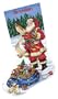 Dimensions Counted Cross Stitch Checking His List Stocking
