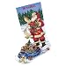 Dimensions Counted Cross Stitch Checking His List Stocking