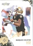 Marques Colston - New Orleans Saints - 2010 Score Football Card - NFL Trading Card in Screwdown Case