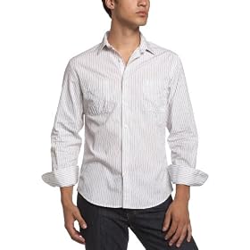 Perry Ellis Men's Fineline Stitch Stripe Shirt