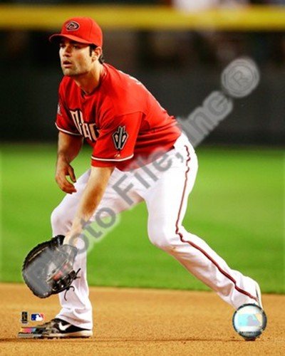 Conor Jackson 2008 Fielding Action Art Poster PRINT Unknown 8x10
