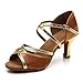 Roymall Women's Satin Latin Dance Shoes Model 225-7