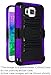 Galaxy Alpha Case, CASEFORMERS Duo Armor PURPLE for Samsung Galaxy Alpha Combo Case with Stand and Holster