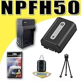 NPFH50 Lithium Ion Replacement Battery/Charger for Sony Cybershot DSC-HX1 D ....