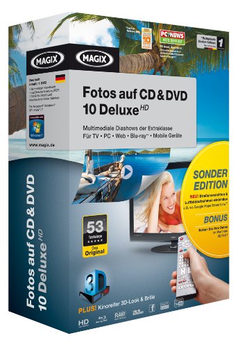 MAGIX Fotos auf CD & DVD 10 Deluxe HD Sonderedition