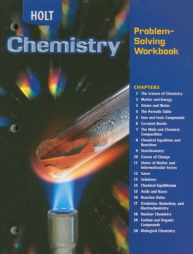Holt Chemistry: Problem-Solving Workbook