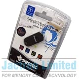 Electronics : Pretec USB 2.0 i-Disk WAVE TINY (BLACK) 8GB ReadyBoost Compatible