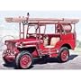3722 1/24 Fire Jeep