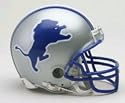 1983 - 2002 Detroit Lions Throwback Replica Mini Helmet with Z2B Face Mask from Riddell