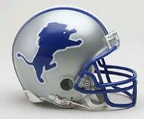 1983 - 2002 Detroit Lions Throwback Replica Mini Helmet with Z2B Face Mask from Riddell