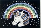 Review Pinflair  / Sequin art, Pinflair, pictures in sequins - Unicorn