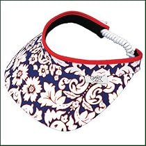 Glove It サンバイザー Navy Hibiscus(ﾈｲﾋﾞｰﾊｲﾋﾞｽｶｽ)