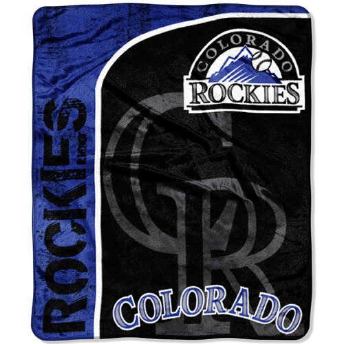Colorado Rockies MLB Micro Raschel Blanket (50x60
