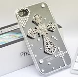 Smile Case 3D Cross Crystalized Rhinestone Bling Full Cover Case for AT&T Verizon iPhone 4 4S Made with Crystal (4 3D Clear Cross) 51ZcSrDHyeL. SL160 Smile Case 3D Cross Crystalized Rhinestone Bling Full Cover Case for AT&T Verizon iPhone 4 4S Made with Crystal (4 3D Clear Cross)